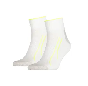 2 x Unisex Puma Performance Training Quarter Crew White Socks