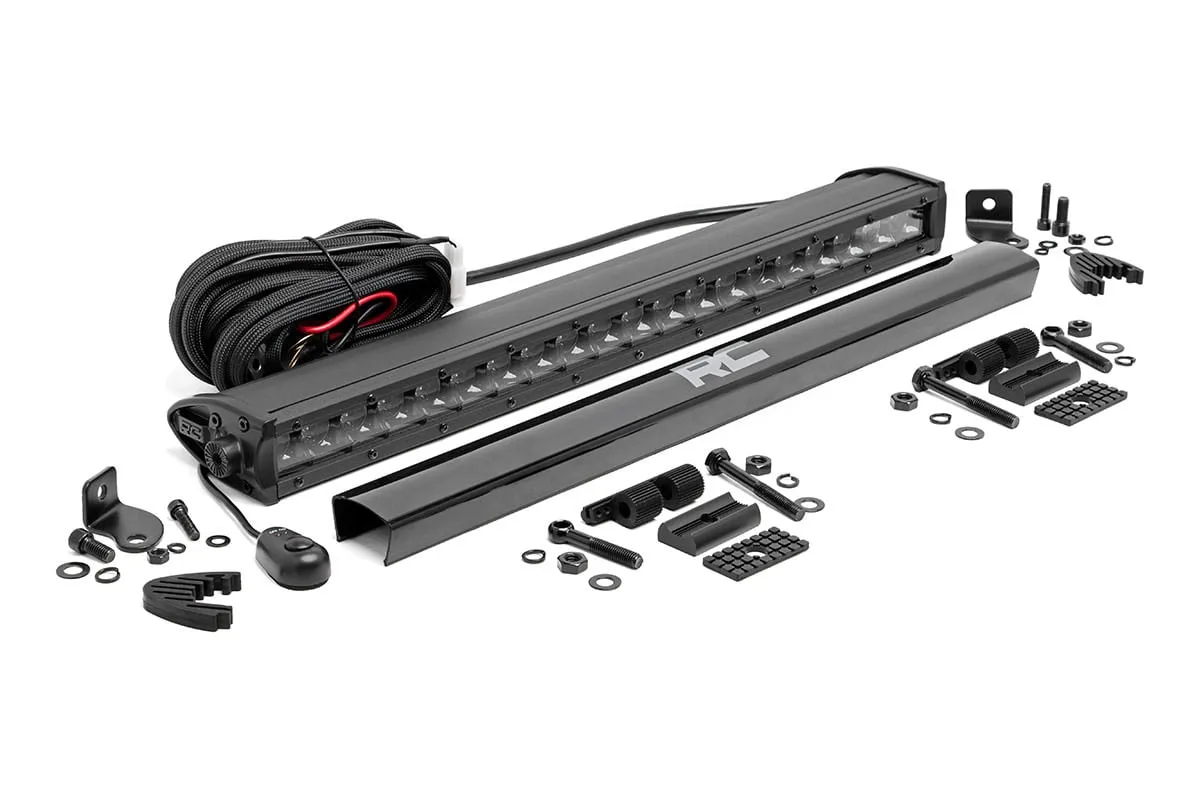 20 Inch Black Series LED Light Bar | Single Row PN# 70720BL