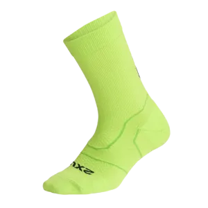 2XU - Vectr Light Cushion Crew Socks - Volt/Black