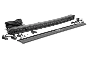 30 Inch Black Series LED Light Bar | Curved | Single Row PN# 72730BL