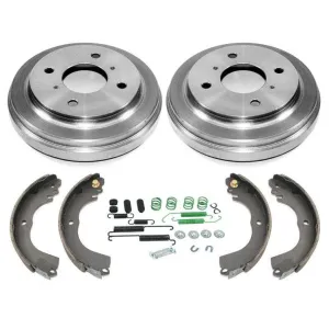 4pc Kit Rear Brake Drums Shoes Springs 4pc for Nissan Versa 1.6L 2009-2011