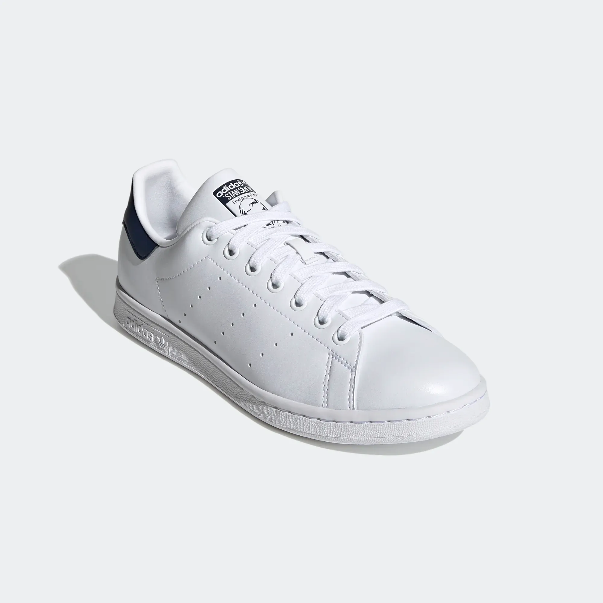 Adidas Men's Stan Smith Shoes - Cloud White / Collegiate Navy