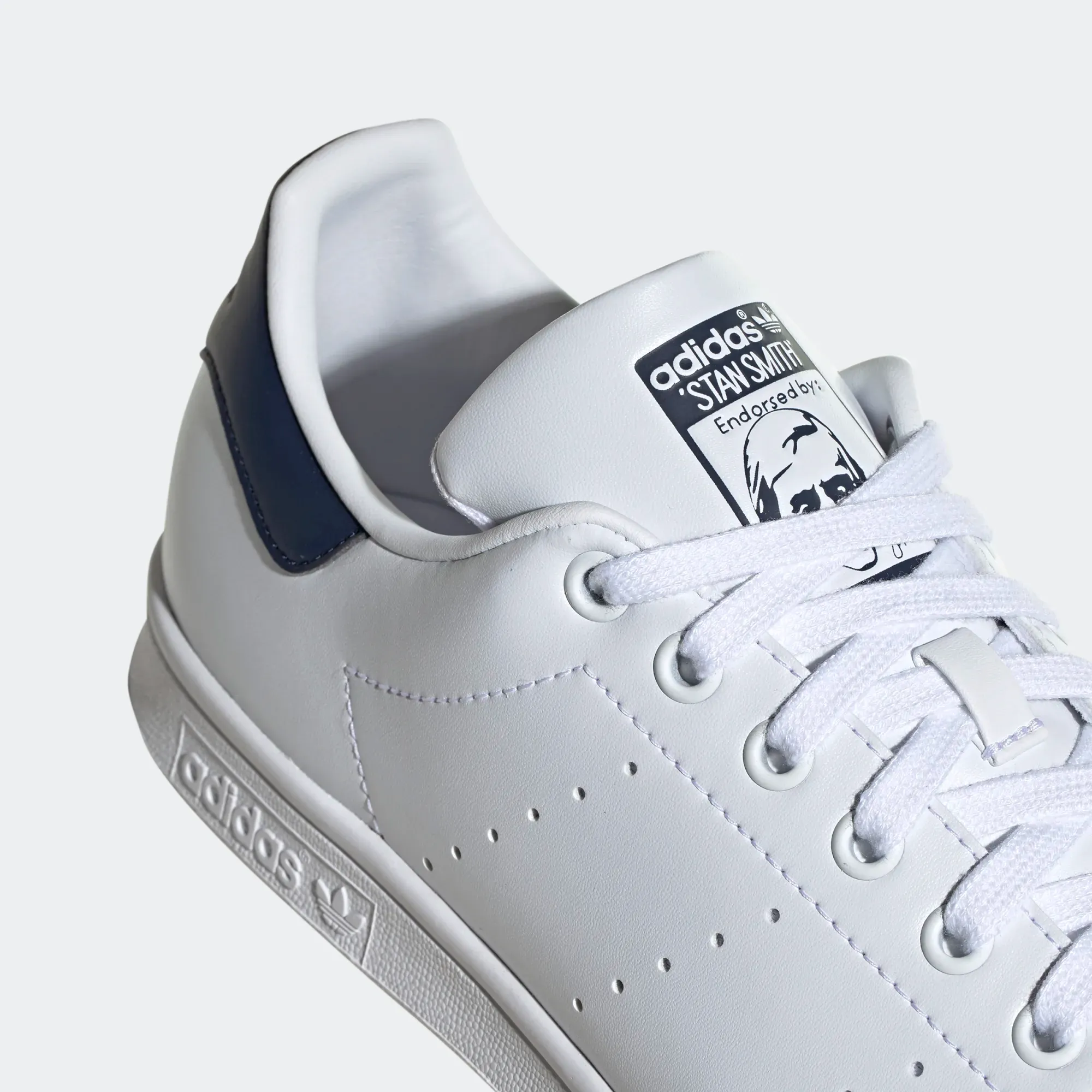 Adidas Men's Stan Smith Shoes - Cloud White / Collegiate Navy