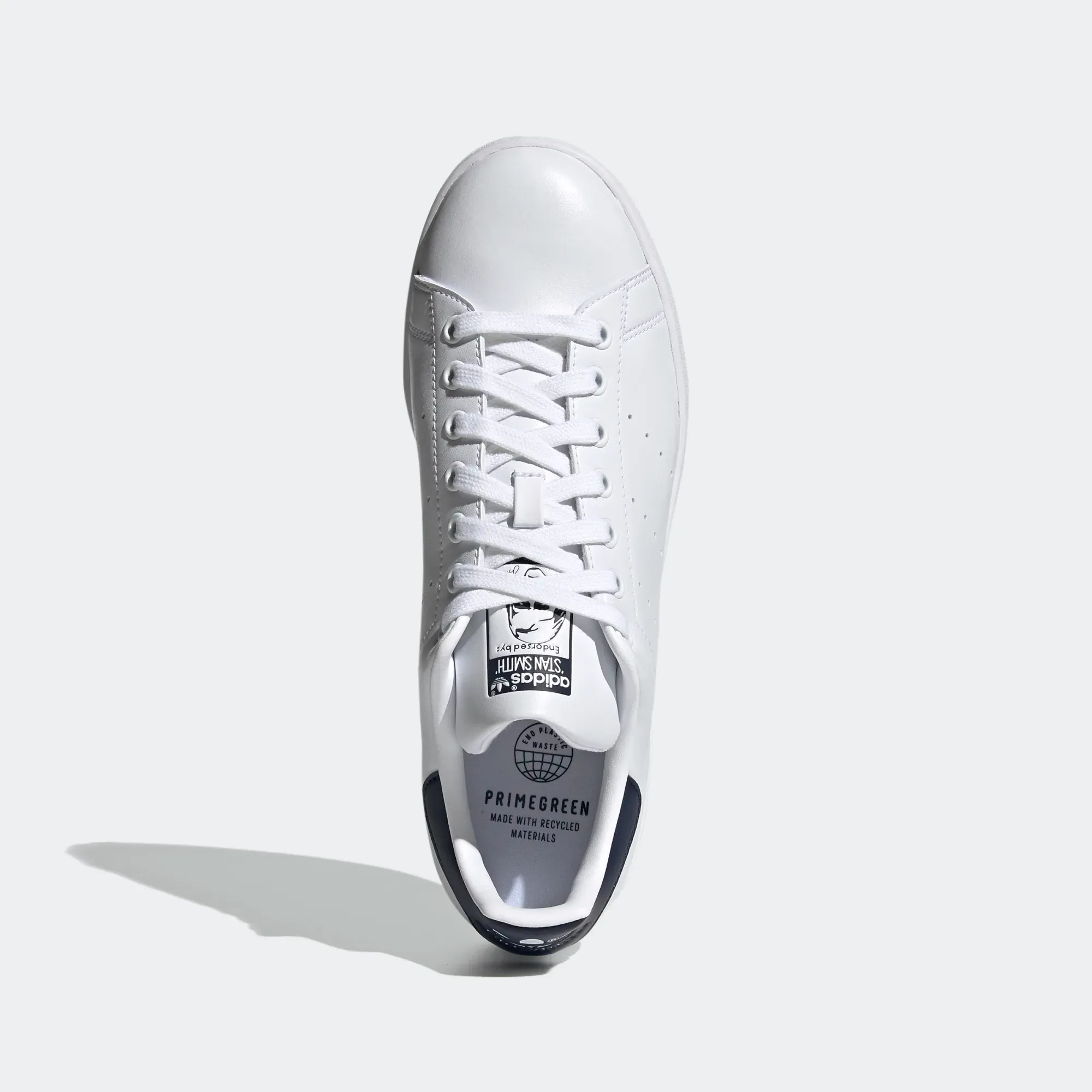 Adidas Men's Stan Smith Shoes - Cloud White / Collegiate Navy