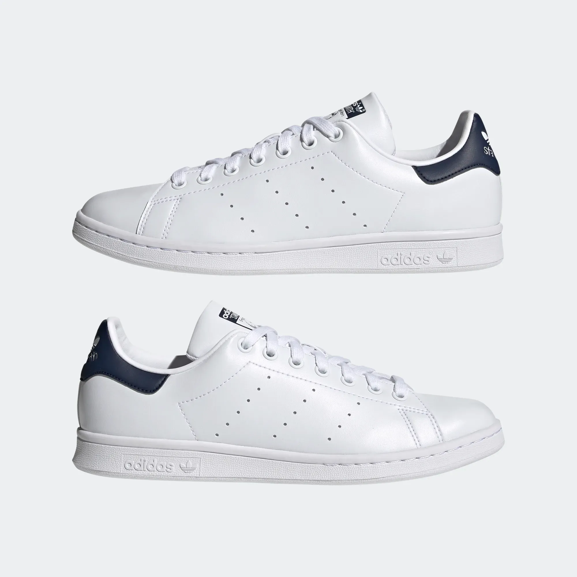 Adidas Men's Stan Smith Shoes - Cloud White / Collegiate Navy