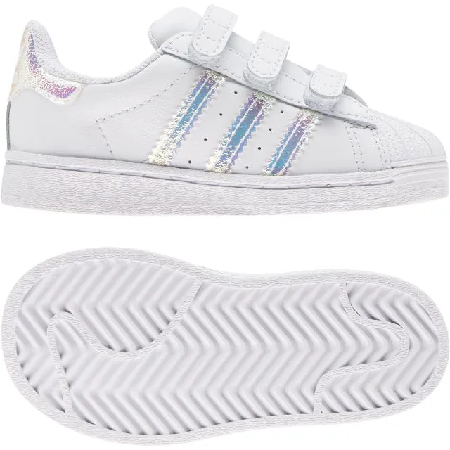 Adidas Superstar Cf I Infant-Girls Originals Shoes White/Silver Fv3657