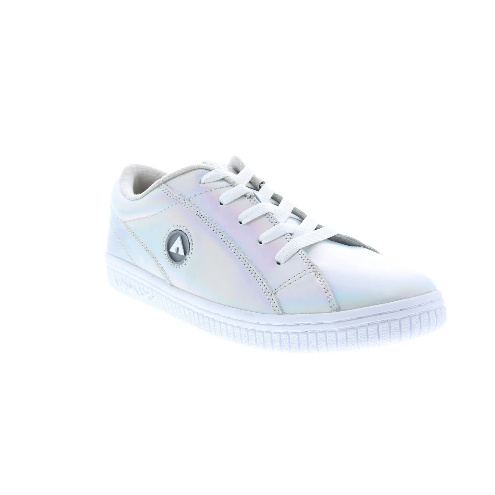 Airwalk One Pearl AW1986301G Mens Silver Skate Inspired Sneakers Shoes