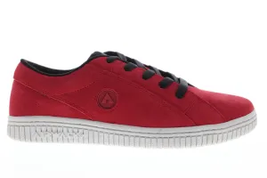 Airwalk The One HD AW00207-600 Mens Red Suede Surf Low Top Skate Sneakers Shoes