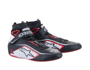 ALPINESTARS 2715020_132_10,5 TECH 1Z v2 Racing shoes, FIA 8856-2018, black/red/white, Size 43,5