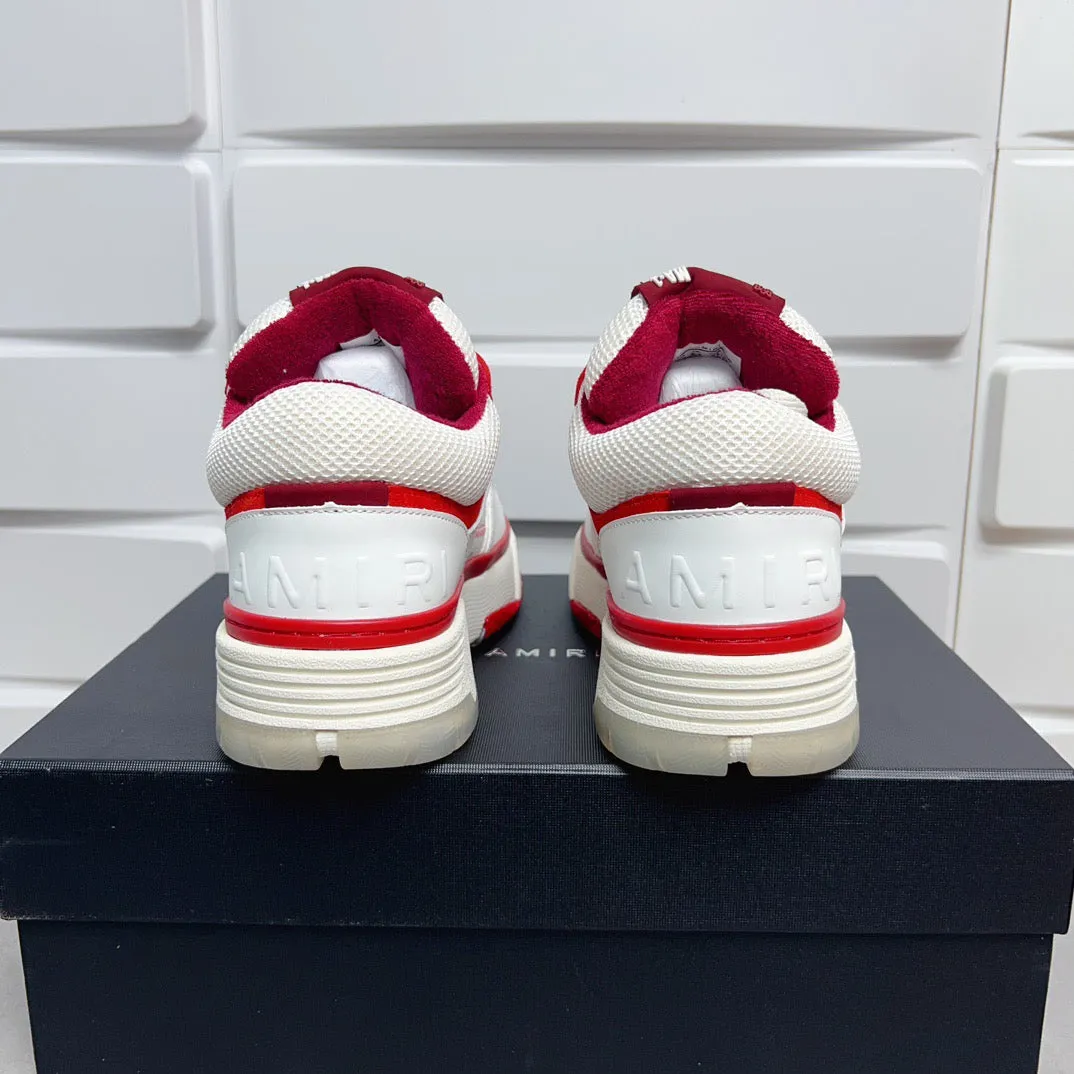 AMR MA-1  White and Red Sneakers-133