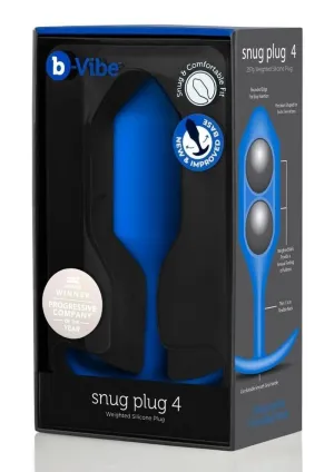 B-Vibe Snug Plug 4 Silicone Weighted Anal Plug