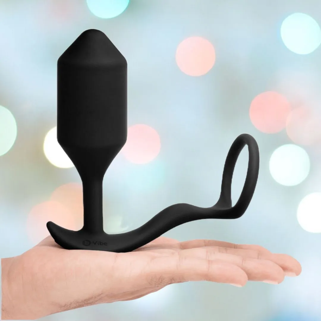 B-Vibe Vibrating Cock Ring - Snug & Tug (XL)