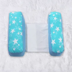 Baby Anti Roll Side Pillows - Cyan Star