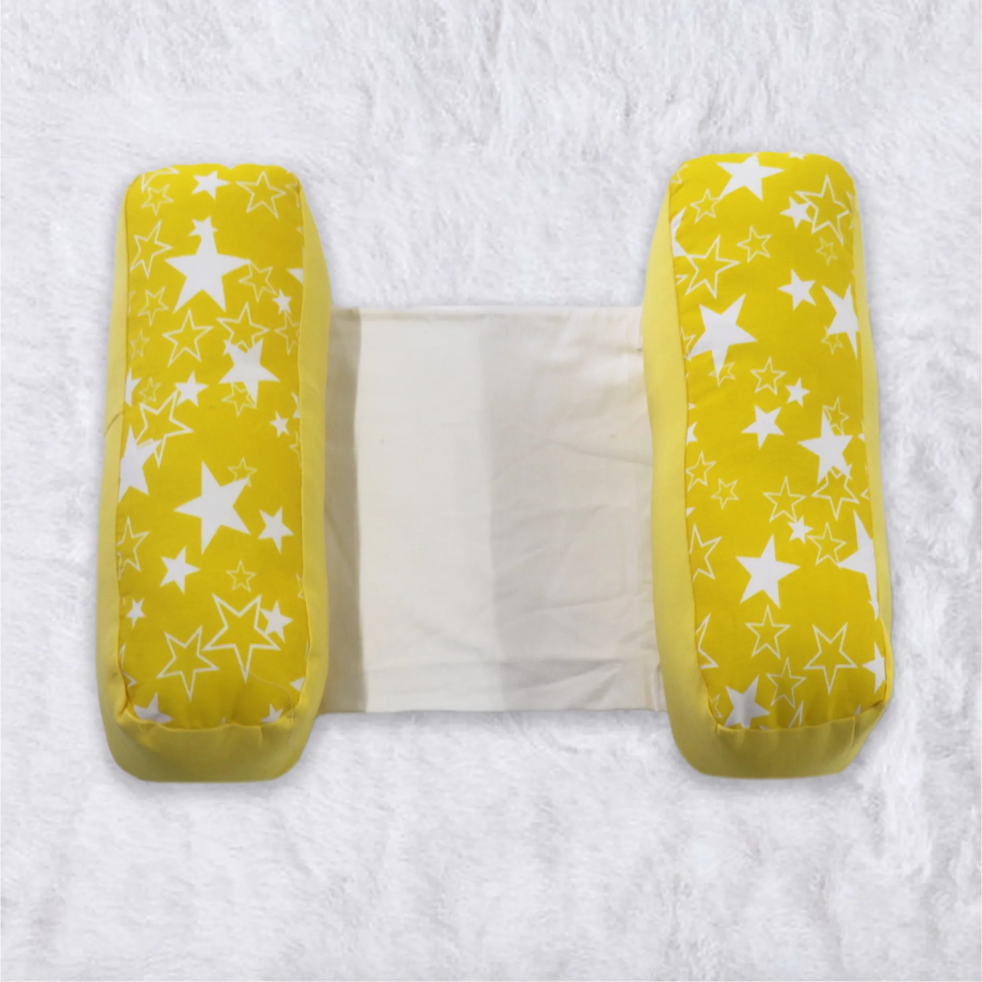 Baby Anti Roll Side Pillows - Yellow Star