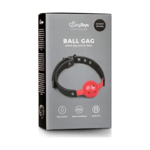 Ball Gag With PVC Ball Red