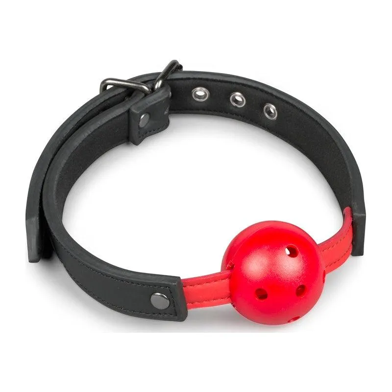 Ball Gag With PVC Ball Red