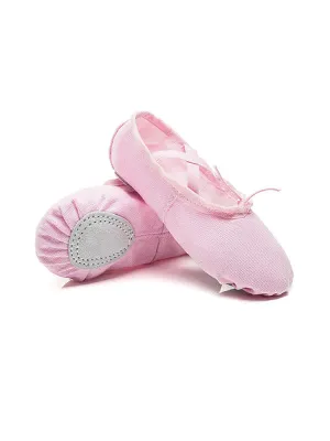 Ballet Training Shoes No Leather Head Adjustable Dance Shoes