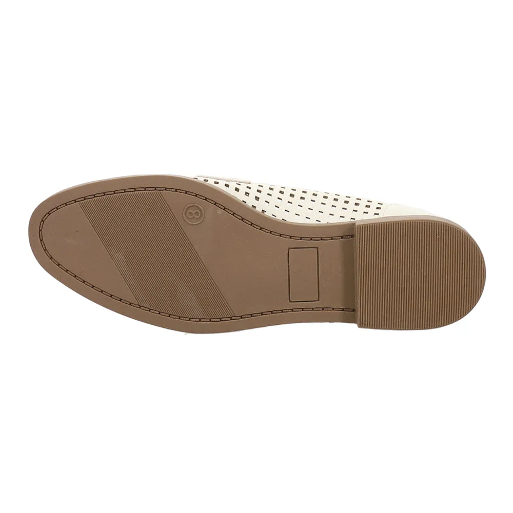 Bamboo Perforated Loafers