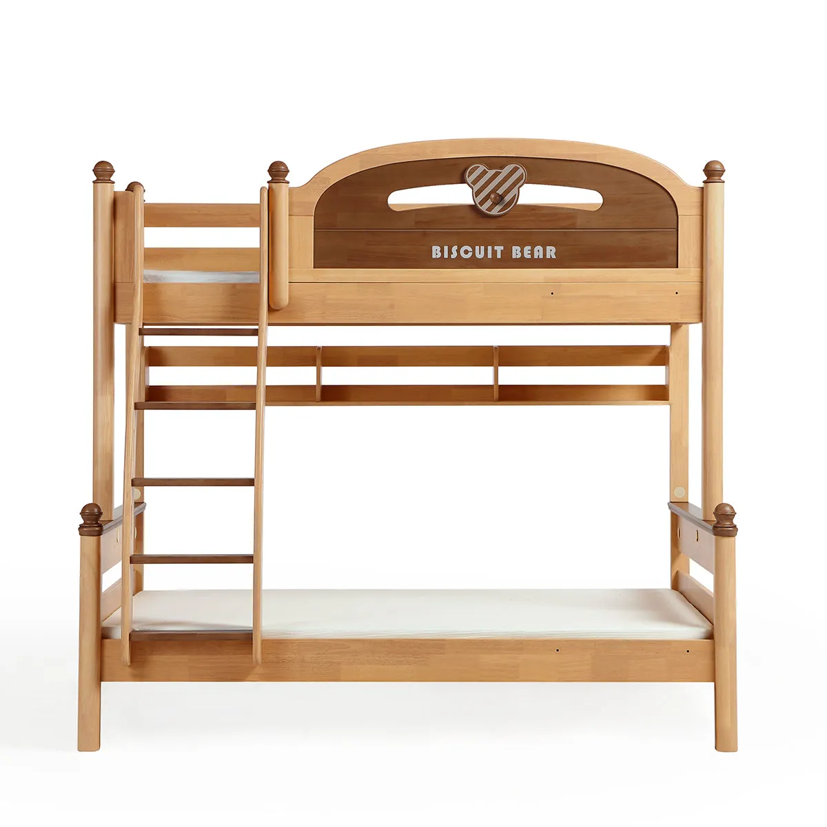 Biscuit Bear Bunk Bed With Foam Mattress for Children