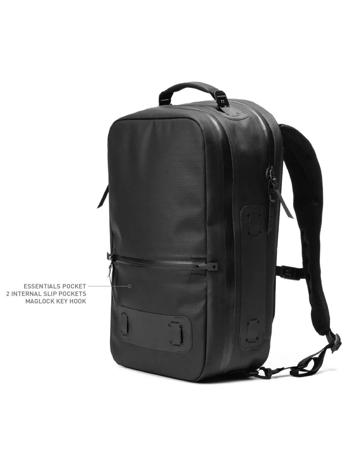 Black Ember Citadel R2 Minimal Backpack Jet Black