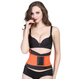 Body Shaping Underwear Abdomen Belt Fat Burning Paste New Fashion Sports Fitness Belly Belt, Size:S (Orange)