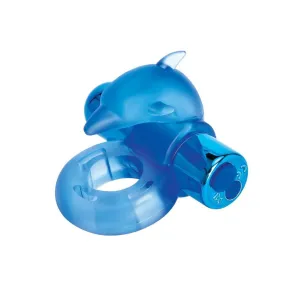 Bodywand Rechargeable Dancing Dolphin Ring - Blue