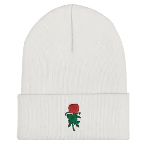 Bold Rose | cuffed beanie