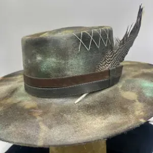 Bolero Hat - "Sky's The Limit" Distressed Hat