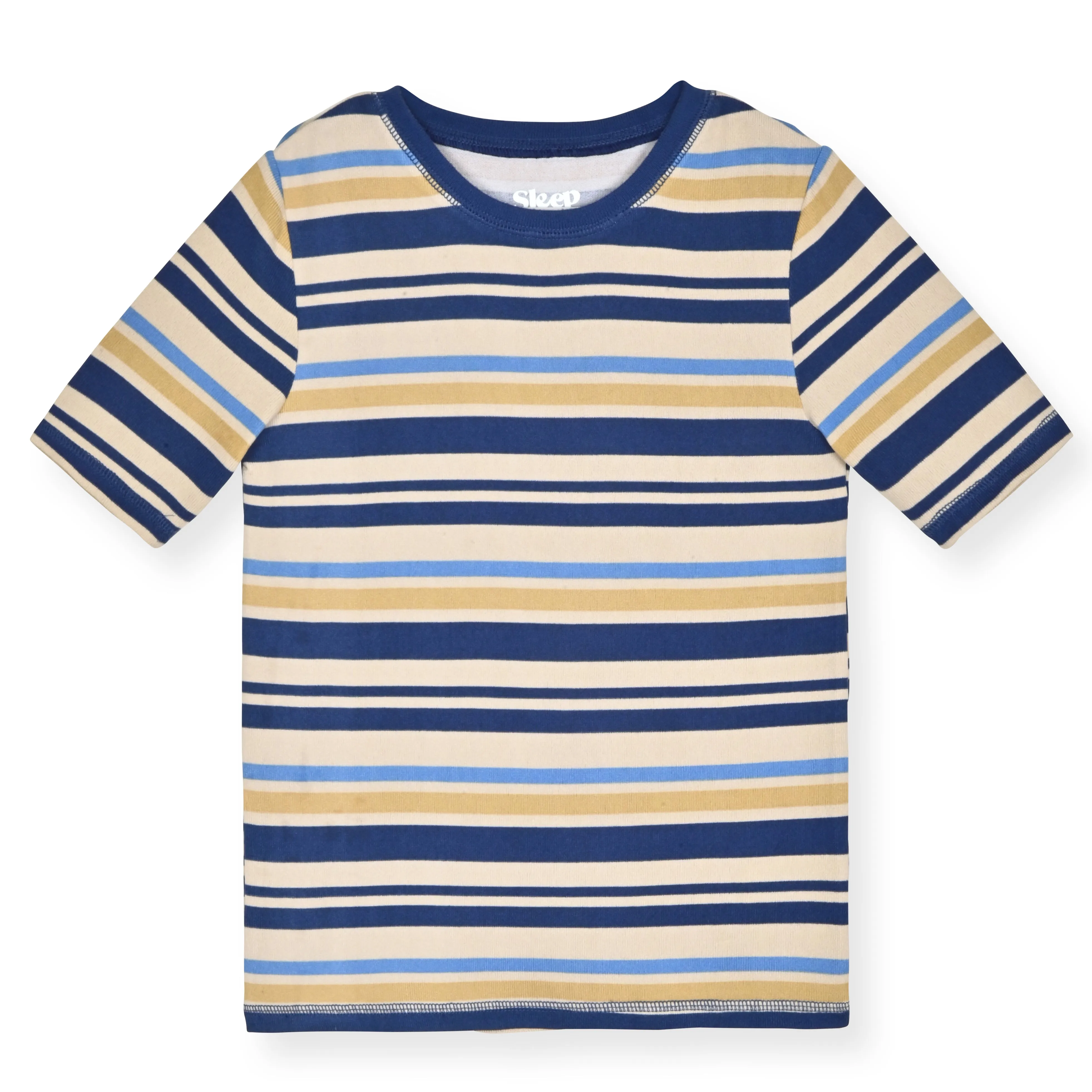 Boys 2- Piece Super Soft Jersey Snug Fit Pajama Set- Stripes.