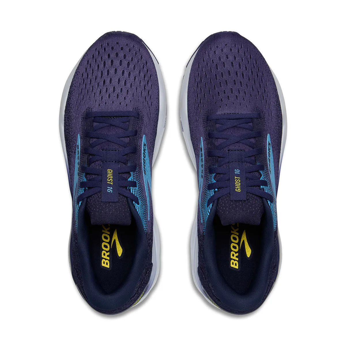 Brooks Ghost 16 Mens | Blue/bonnie Blue/yellow