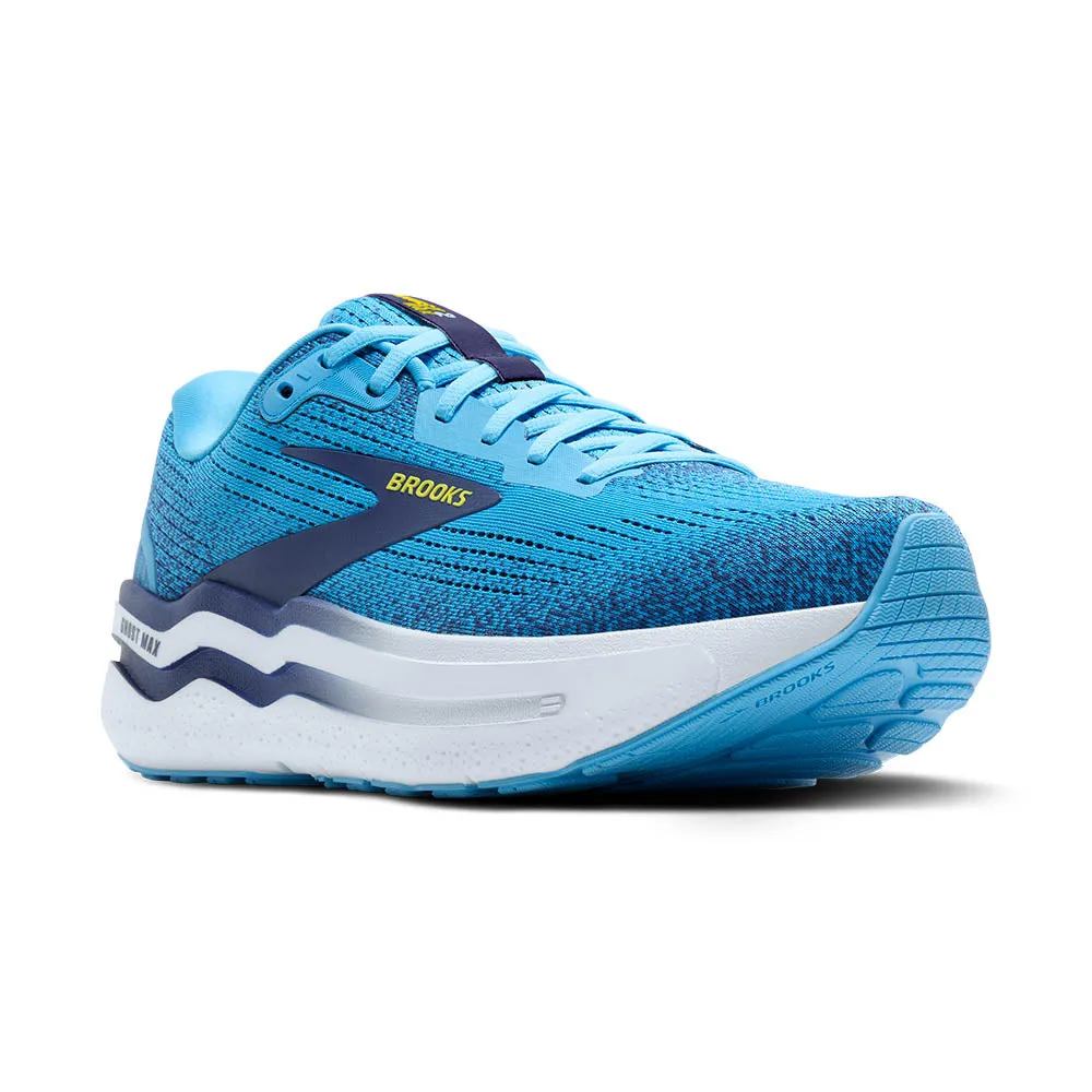 Brooks Ghost Max 2 (Mens) - Bonnie Blue/Blue Ribbon/Yellow