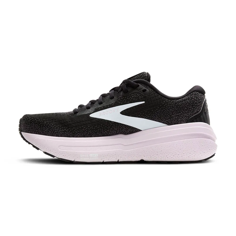 Brooks Ghost Max 2 (Womens) - Black/White/Orchid Ice