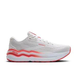 Brooks Ghost Max 2 (Womens) - White/Hot Coral