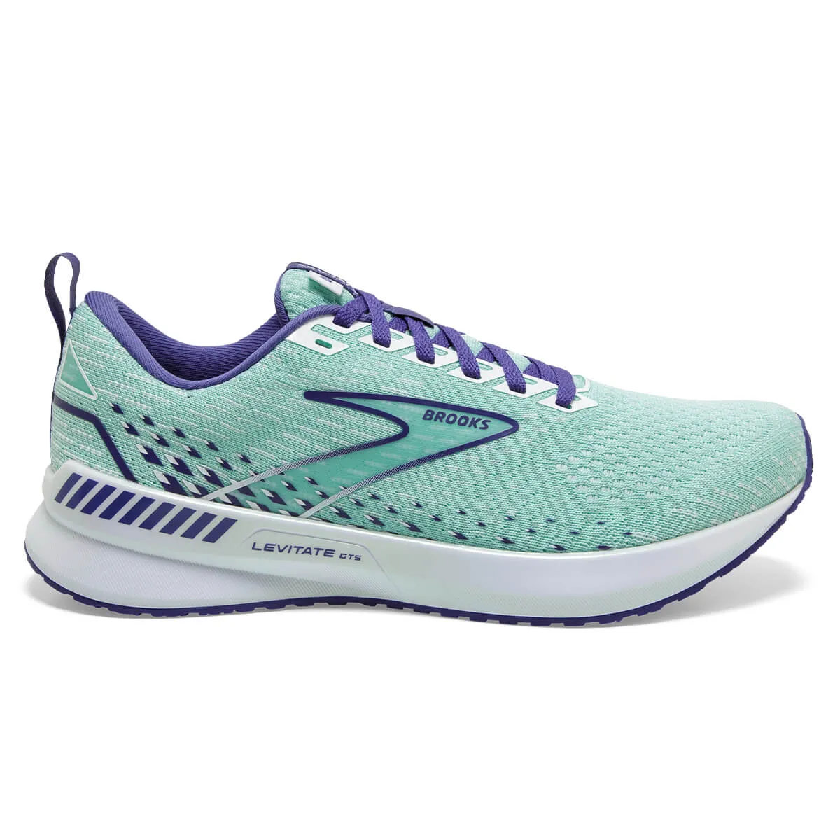 Brooks Levitate GTS 5 Womens | Yucca/navy Blue/white