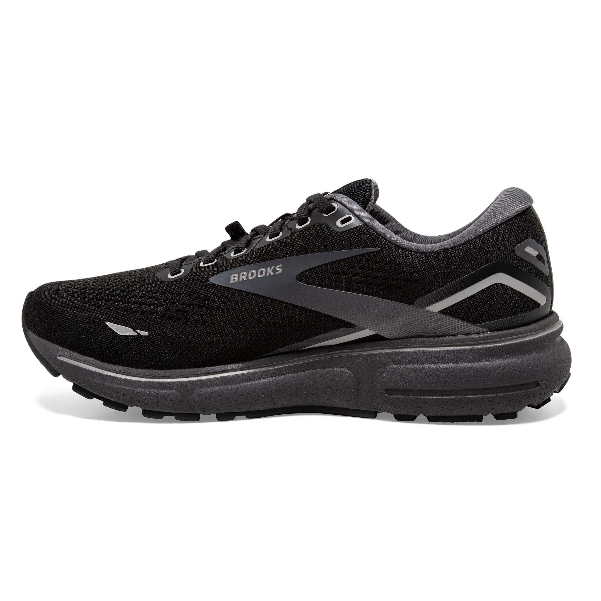 Brooks Women's Ghost 15 GORE-TEX Running Shoe Black / Blackened Pearl / Alloy