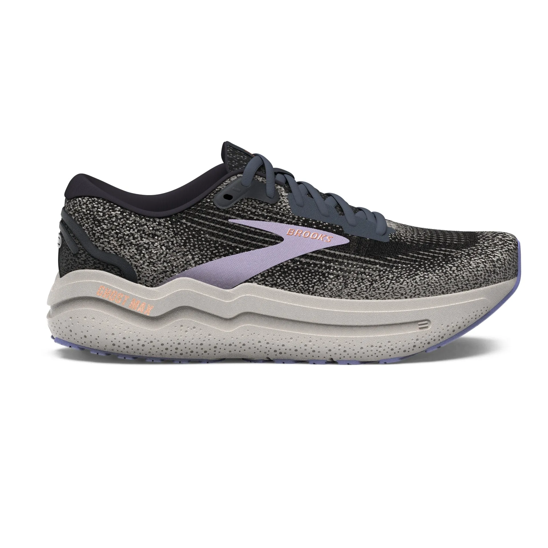 Brooks Womens Ghost Max 2- Ebony/Sweet Lavender/Alloy (1204201B005)