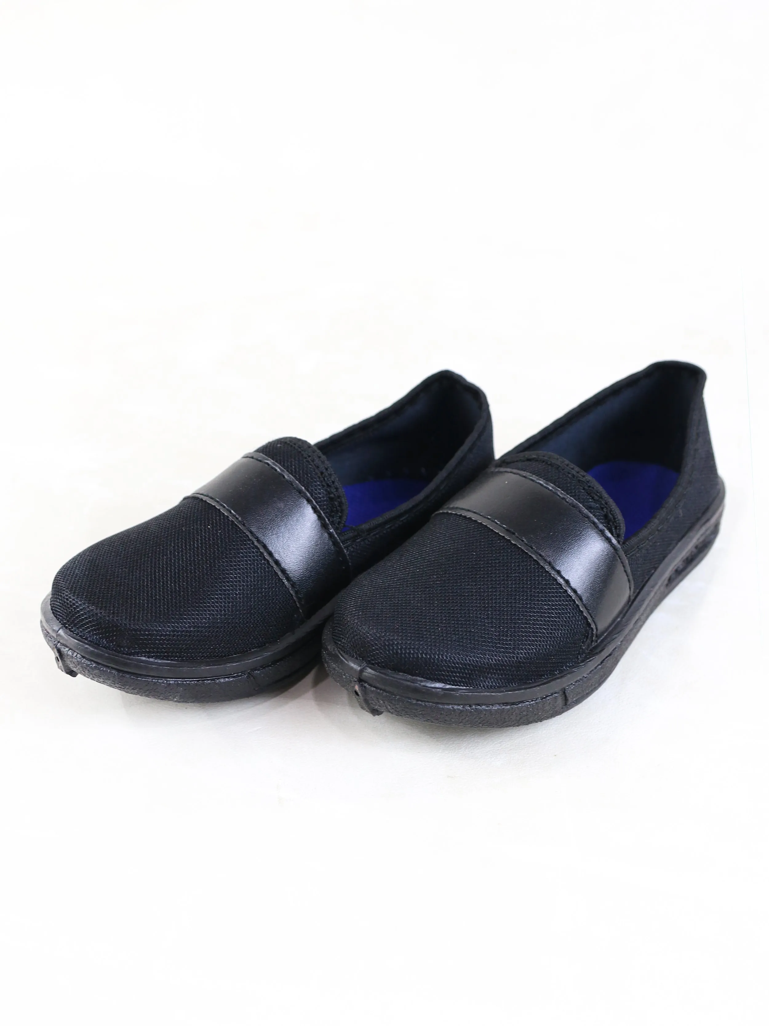 BS55 Boys Slip-On Shoes 5Yrs - 17Yrs Black