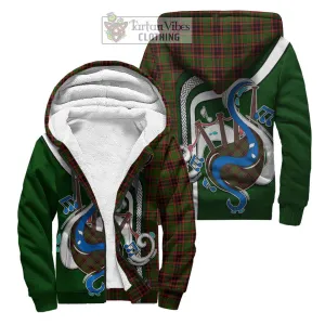 Buchan Tartan Sherpa Hoodie with Epic Bagpipe Style