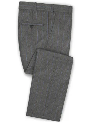 Caccioppoli Dapper Dandy Tarazo Gray Wool Pants