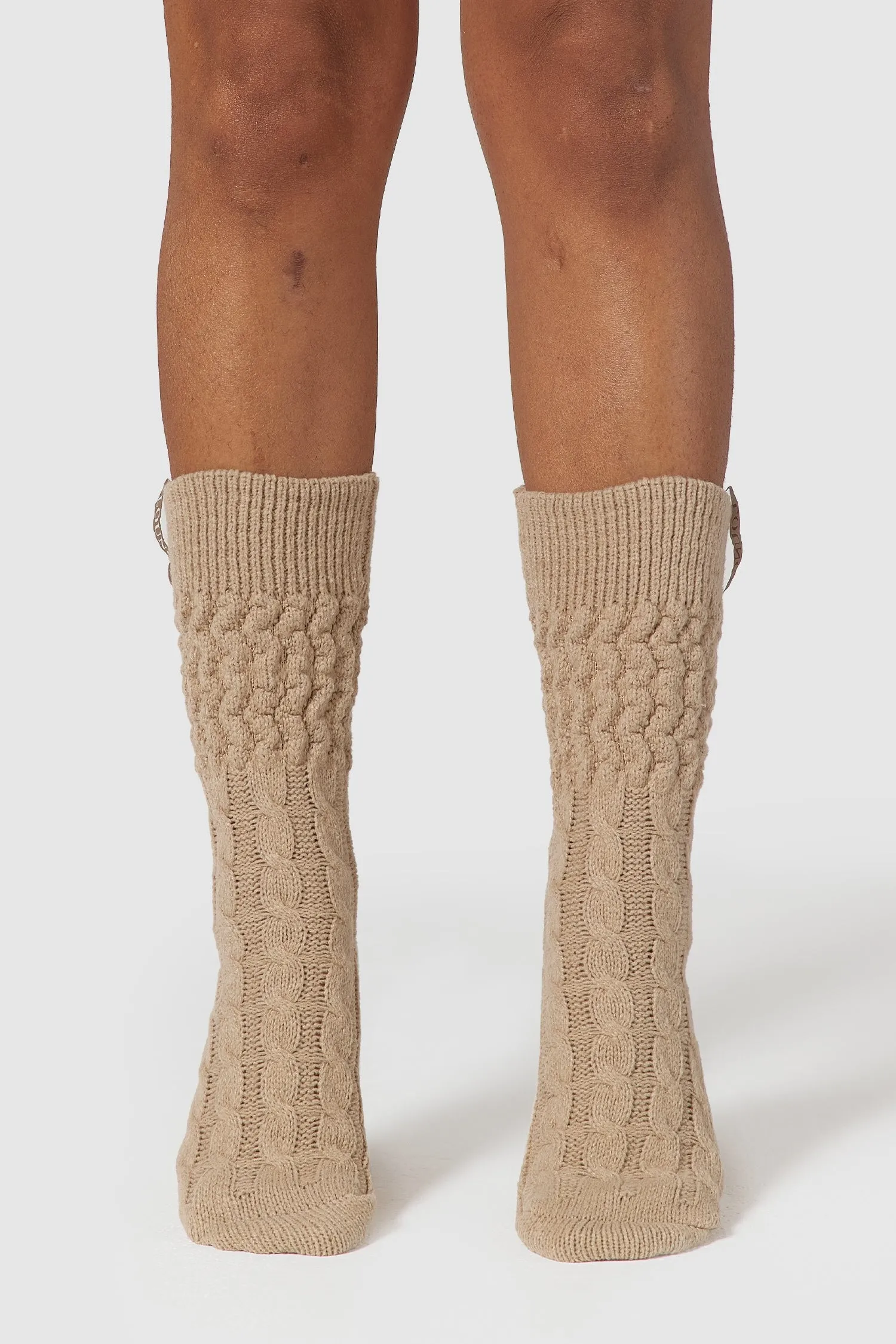 Chaussettes Tricotées Snug - Beige