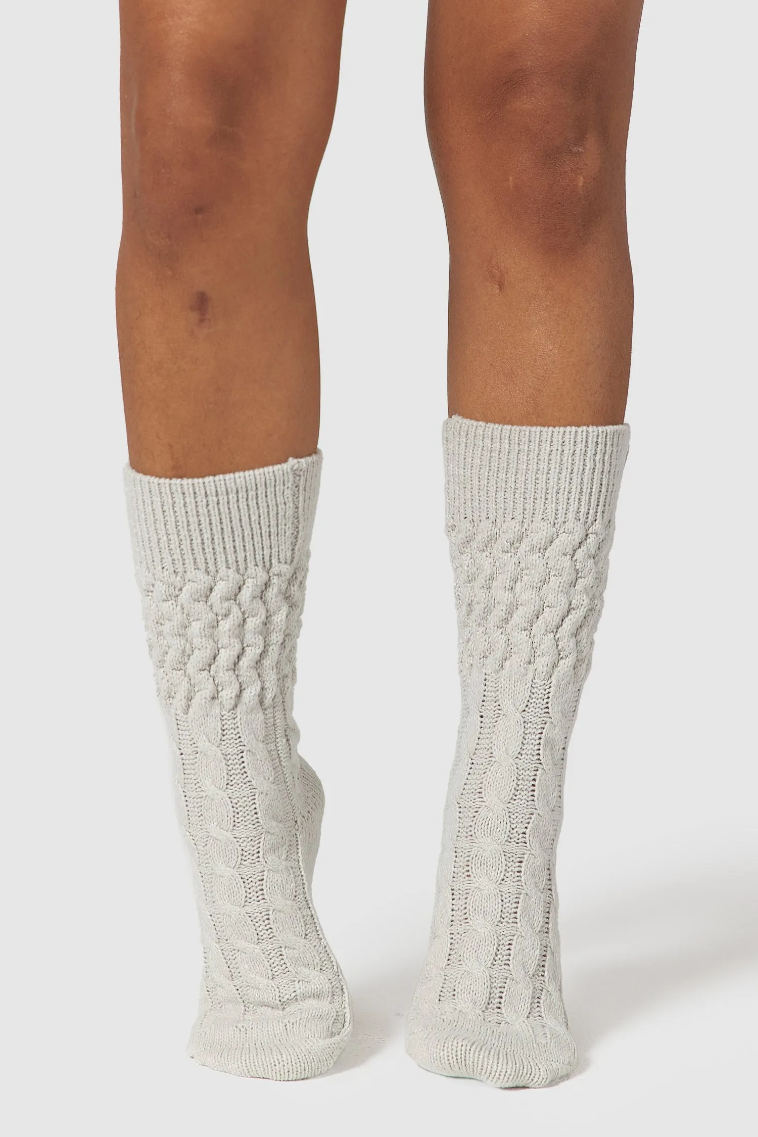 Chaussettes Tricotées Snug - Givre