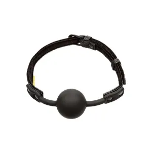 Colt Faux Leather Black Bondage Ball Gag for Bdsm Couples