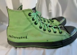 CONVERSE ALL STAR CULTURESHOCK Chucks Hi-Top Sneaker Shoe GREEN M9 W11 Athletic Trainer