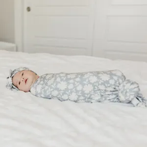 Copper Pearl Knit Swaddle Blanket - Lacie