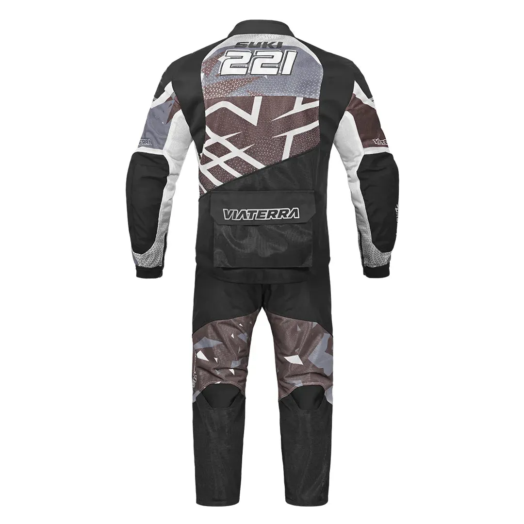 Corbett Off- Road Suit - Grey/Brown