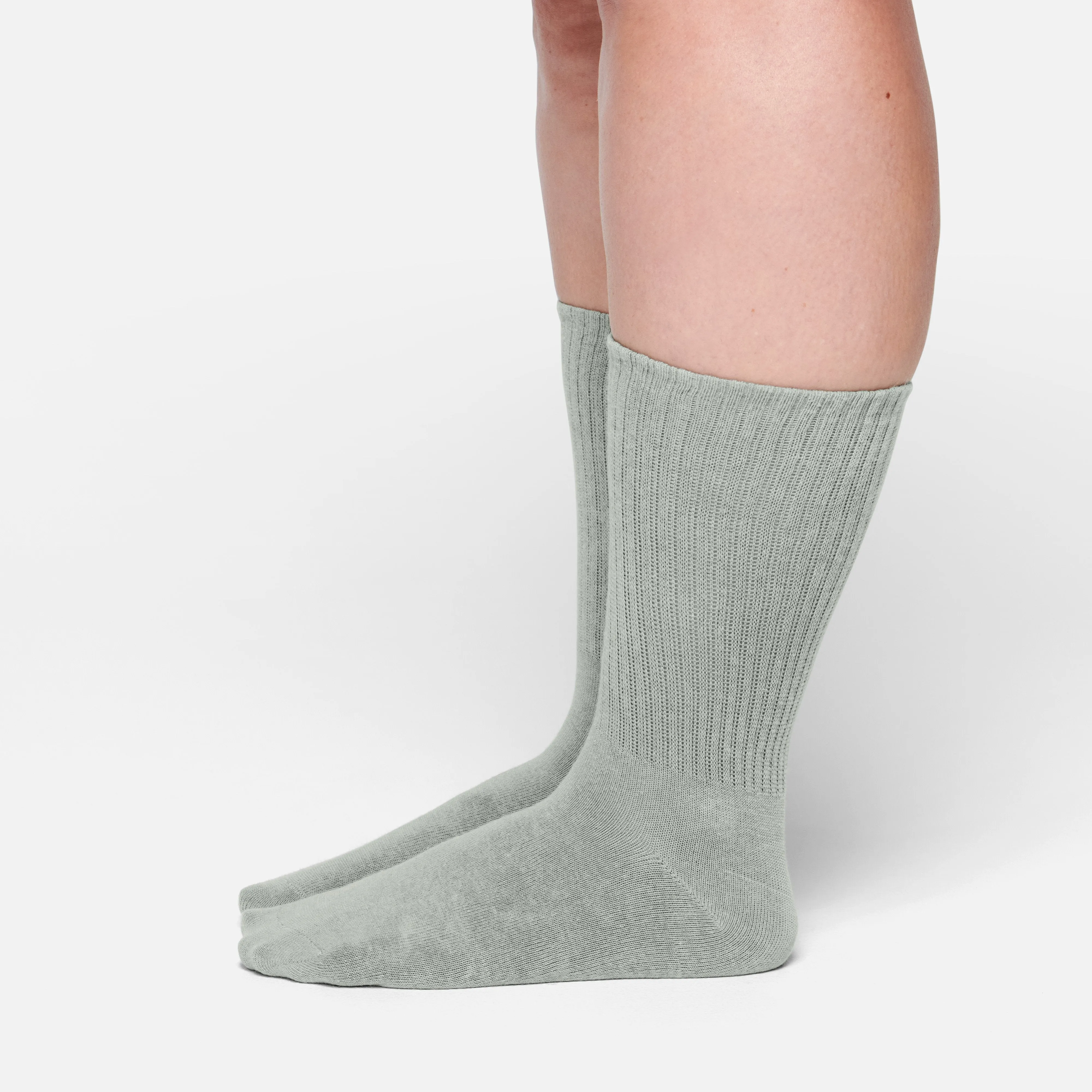 COTTON ACTIVE CREW SOCK | MINERAL