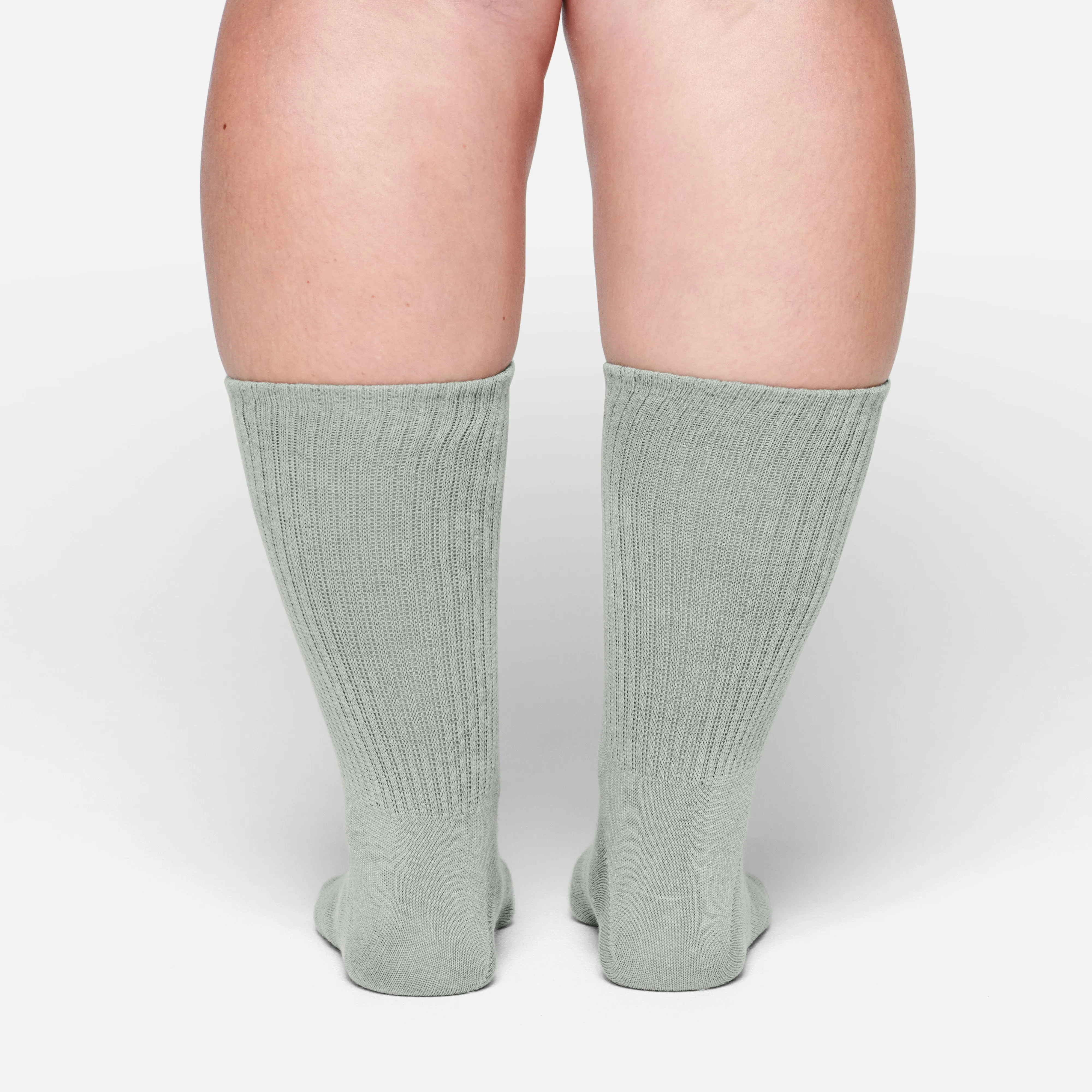 COTTON ACTIVE CREW SOCK | MINERAL