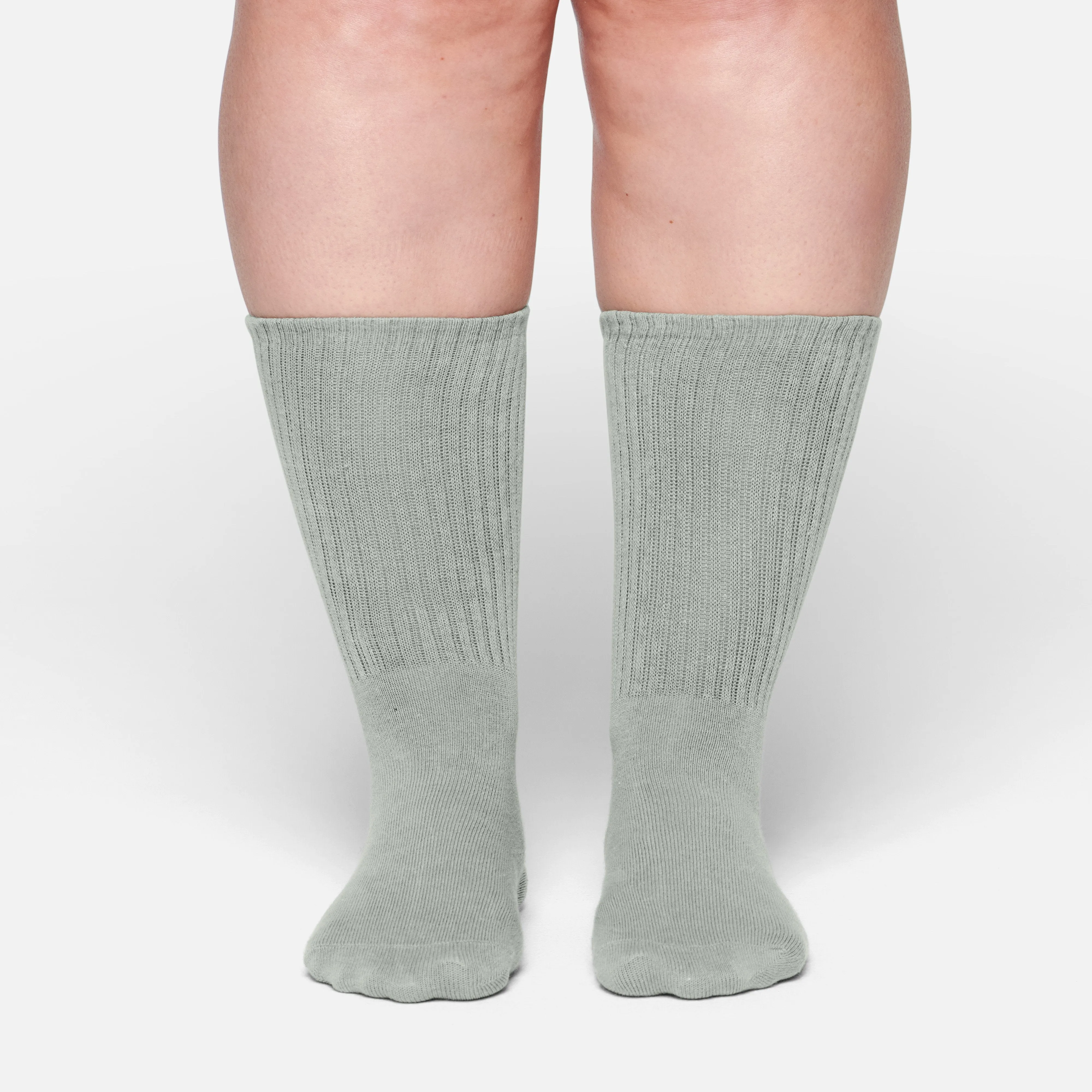 COTTON ACTIVE CREW SOCK | MINERAL