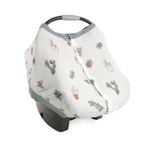 Cotton Muslin Car Seat Canopy - Prickle Pots