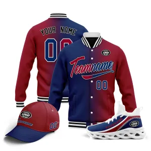 Custom Jacket MaxSoul Shoes and Hat Combo Offer Personalized Combo ZH-D028016-4